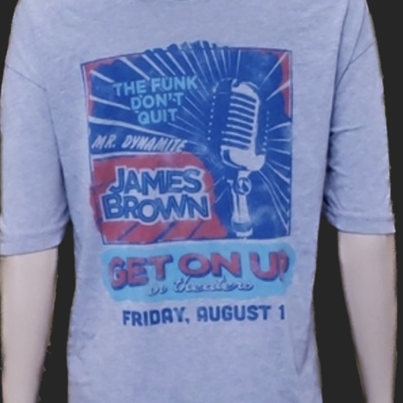 James "MR.Dynamite" Brown Get On Up The Funk Don't Quit Movie Promo T-Shirt XL - Picture 2 of 2